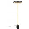 Trio T440210180 LED stojacia lampa KEATON | 21W integrovaný LED zdroj | 1x2400lm | 2300+3000+4000K | vypínač | stmievač | čierna | zlatá