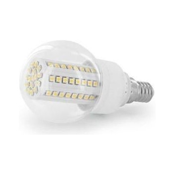 Whitenergy Led koule B60 80xSMD E14 4W teplá biela