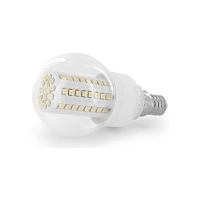 Whitenergy Led koule B60 80xSMD E14 4W teplá biela