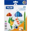 Fixy MILAN guľaté 0,5 mm MAXI - sada 24 ks