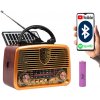 Rádio prenosné BLOW RA10 RETRO so solárnym panelom