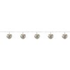Markslöjd | Markslöjd 703174 - LED Vianočná reťaz MILLA 10xLED/3xAA 2,1m teplá biela | ML0906