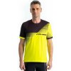 Crussis Športové tričko CRUSSIS, krátky rukáv, žltá / čierna