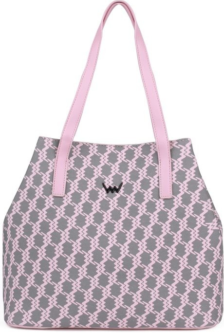 Vuch Roselda monogram Niobe Handbag Ružová