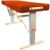 Prenosný elektrický masážny stôl Clap Tzu Linea Wellness Farba: PU - mandarinková (mandarine), Rozmery: 192x75cm, Doplnky: sieťové napájanie + vstavané elektrické vyhrievanie + nožný spínač od 192*75