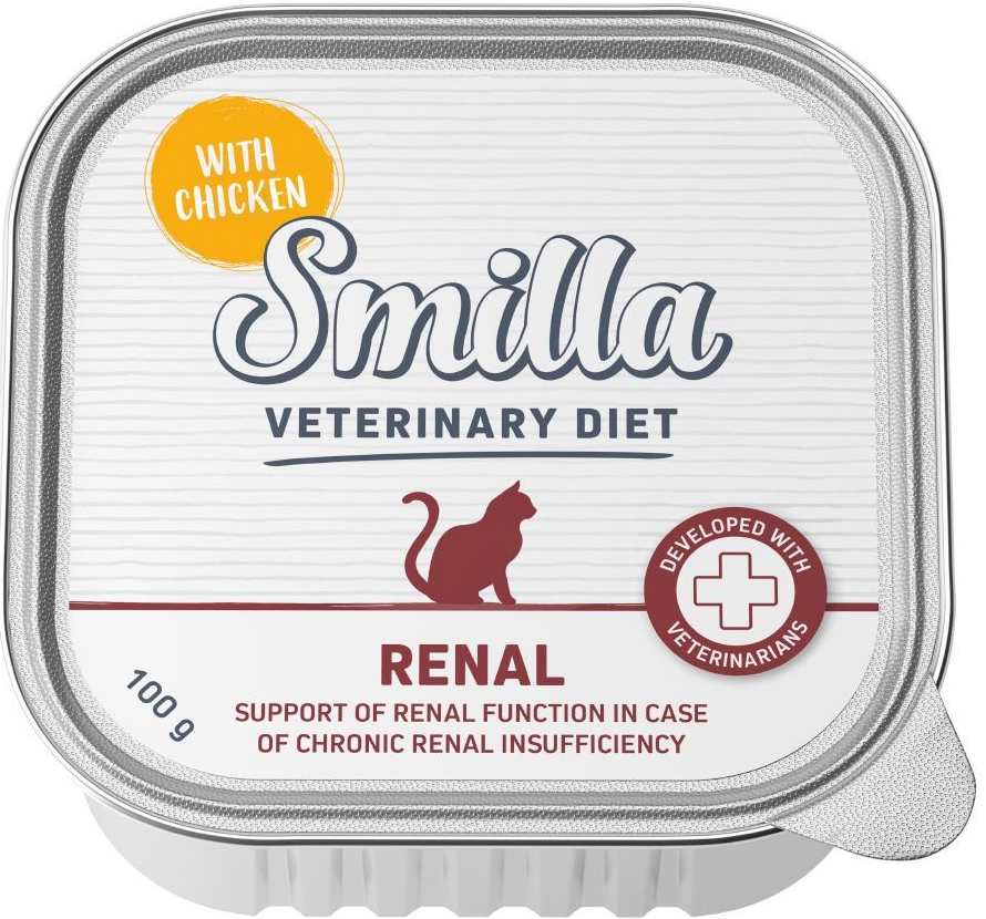 Smilla Veterinary Diet Renal kuracie 24 x 100 g