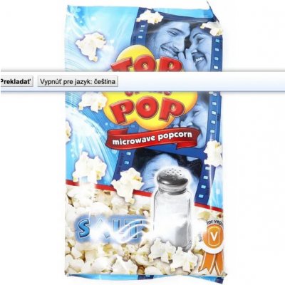 Top of the Pop Popcorn Slaný 100g