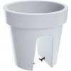 Kvetináč na zábradlie LOFLY RAILING 24,5 cm - farba: biela