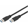 PremiumCord KU3AA2BK USB 3.0 prodlužovací A-A Super-speed 5Gbps, 9pin, 2m, černý