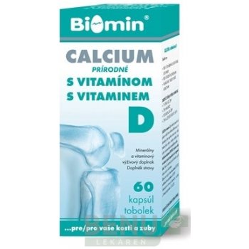 Biomin Calcium s vitamínom D 60 kapsúl