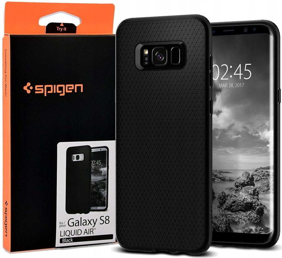 Púzdro Spigen Liquid Air Samsung Galaxy S8 čierne