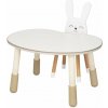 eliNeli Detský rastúci stolík a stolička Zajačik