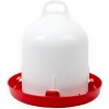 Napájačka pre hydinu 6l s úškom červeno/biela