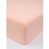 MKLozkoviny.sk Jersey plachta do postieľky s elastanom Deluxe 60 × 120 cm – lososová