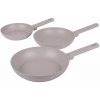 BerlingerHaus BH-8108 Sada panvíc s titánovým povrchom 3 ks Taupe Collection