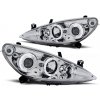 Tuning Tec Přední světla PEUGEOT 307 04.01-06.05 ANGEL EYES CHROMOVÉ
