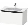 Duravit Ketho.2 - Umývadlová skrinka, 44x81x48 cm, 1 zásuvka, matná biela K25063018180000