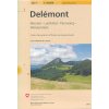 mapa SAW Delémont,Moutier,Laufental,Passwang,Weissenstein 1:50
