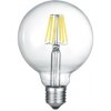 TRIO 986-6810 GLOBE LED žiarovka filament E27 7W/806lm 2700K D125mm G125 priehľadná switchdimmer