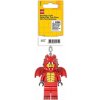 LEGO KĽÚČENKA BATERKA LED Drak červená KĽÚČENKA Minifigures LGL-KE196H