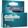 Gillette Mach3 náhradné hlavice 5 ks