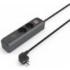 Hama napájacia lišta 2 zásuvky SCHUKO, 1,4M, 1 USB-C, 1 USB-A, Power Delivery, 65W