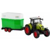 LEANTOYS Farmland detský traktor s pohonom s prívesom na koňa, 37,5 cm