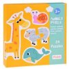 Farebné puzzle Zvieratká 24 ks