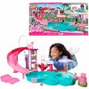 BARBIE BAZÉN SNOV SÚPRAVA 6 ZÓNY ZÁBAVY 20 DOPLNKOV HRAČKA OD 3 ROKOV