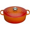 Le Creuset - Liatinový hrniec oválny s pokrievkou 29 cm/4,7 l oranžový