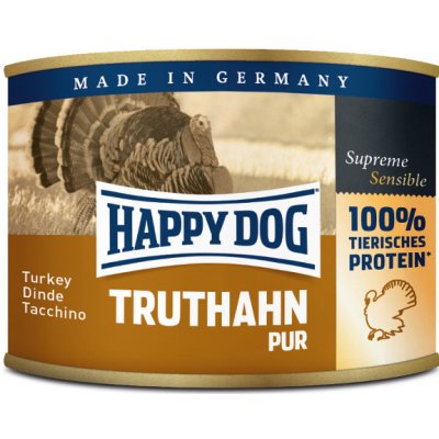 Happy Dog Sensible Pure Texas - konzerva, morčacie mäso 6 x 800 g
