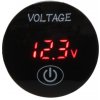 Digitálny voltmeter 5-36V červený s ukazovateľom stavu batérie