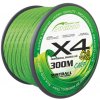 Mistrall šnúra Shiro braided line carp X4 0,32mm 300m zelená