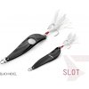 Plandavka Delphin SLOT - 15g BLACK NICKEL hook #4