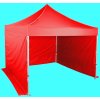 Expodom Rozkladací stan 3x3m - hliníkový hexagon, Červená