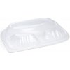 Viečko vypuklé (PP) ECONOMY priehľadné pre menu misu do mikrovlnky 78313 [100 ks]