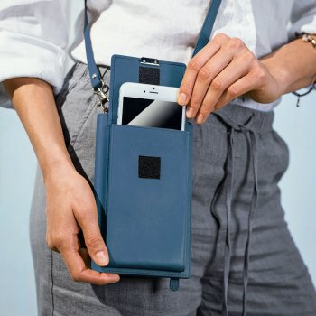 Weltbild dámska kožená kabelka na mobil tmavo modrá od 22,5 € - Heureka.sk