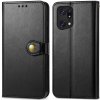 VSETKONAMOBIL 42504 LEATHER BUCKLE Peňaženkový obal Oppo Find X5 Pro čierny