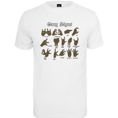 Mister Tee Gang Signs Tee white