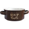 Home Cook Miska keramická SOUP 400 ml hmedá