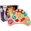 LEAN TOYS Edukačná doska pre bábätká - ružová