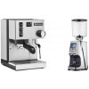 Rancilio Silvia E + Eureka Atom Specialty 75, chrome