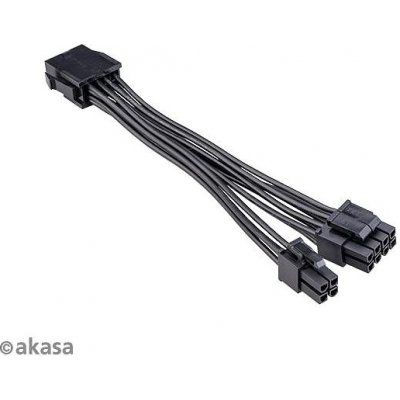 Akasa adaptér 8-Pin to 8+4-Pin Power Adapter Cable