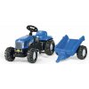 Rolly Toys Šliapací traktor New Holland TVT190 s vlečkou (1028013074)