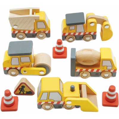 Súprava autíčok Le Toy Van Set stavebných strojov (5060023414425)