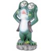 Dekorácia Strend Pro Gecco, žabiak, 14x12x25 cm, polyresin, solárna žaba, 2x LED, AAA