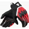 REVIT rukavice VELOZ black/red - L
