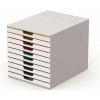 DURABLE Zásuvkový box, plastový, 10 zásuviek, DURBALE 