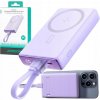 Joyroom powerbank JR-PBM01 10000mAh 20W 1x USB-C 2x Lightning fialový + kábel