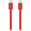 Swissten 71527206 Datový, Textile USB-C / USB-C, 1,2m, červený